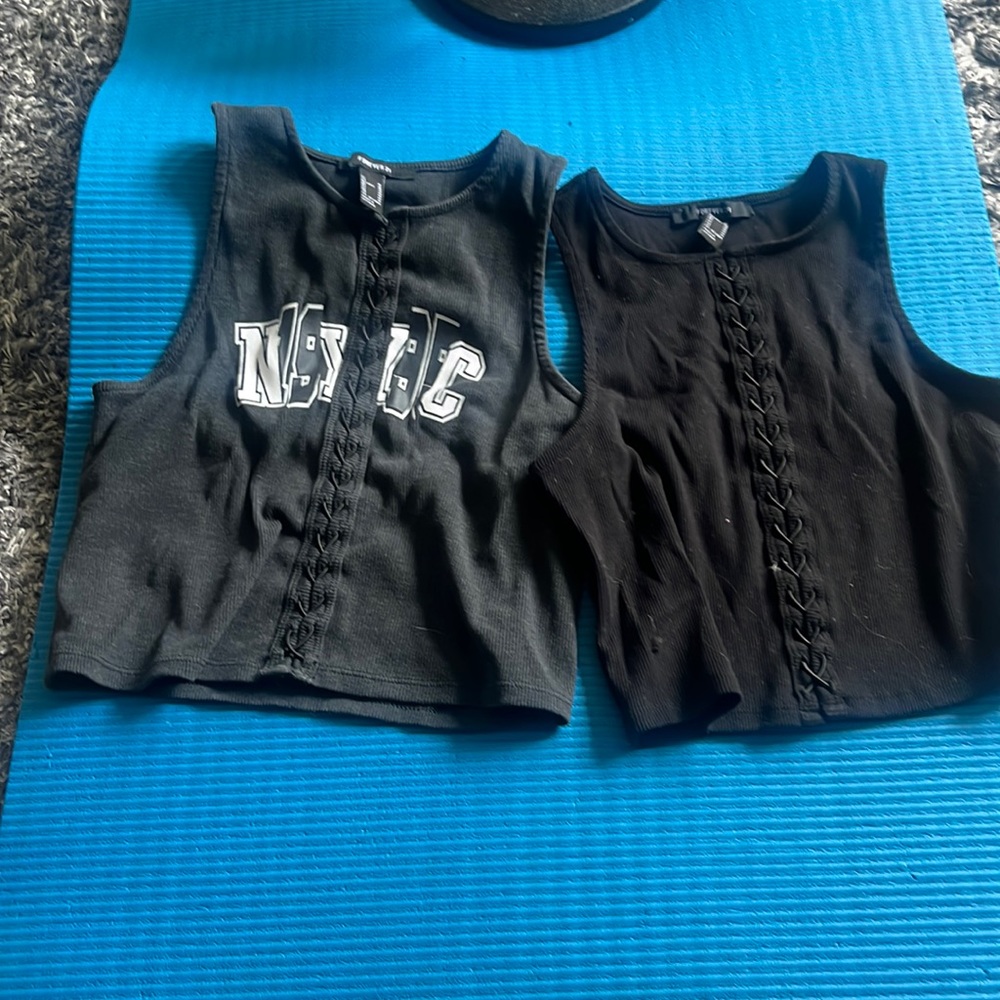 2 cute workout tips from forever 21 size medium